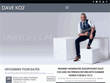 Tablet Screenshot of davekoz.com